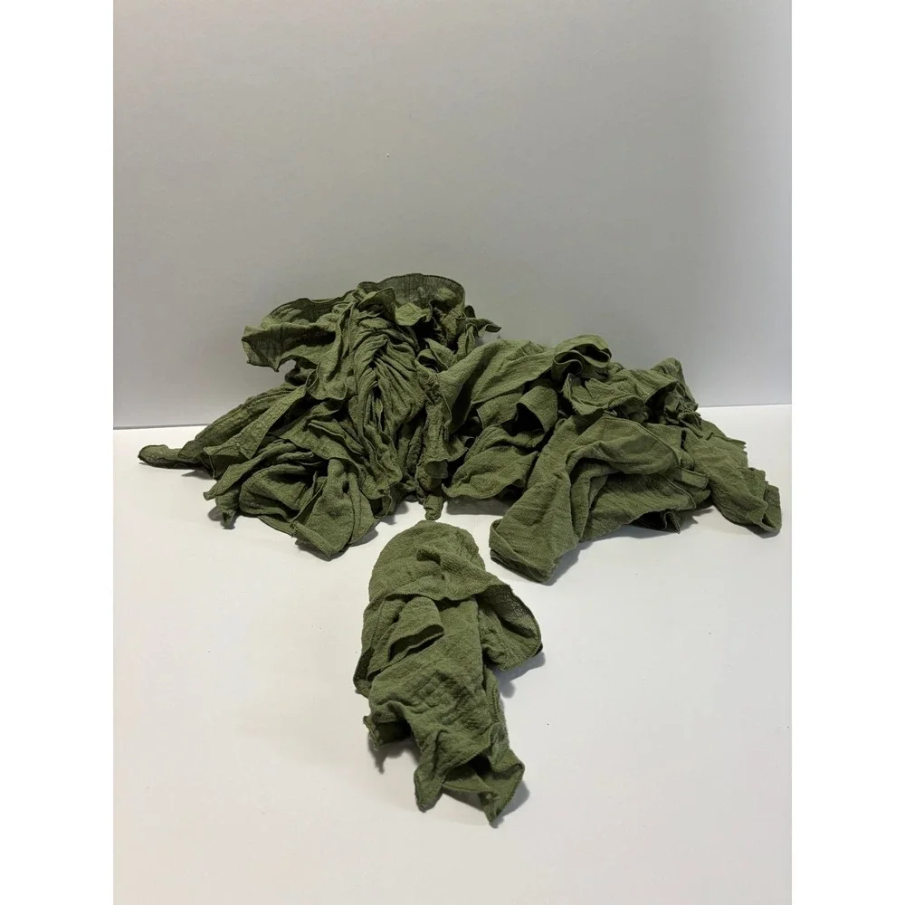 24 Pack Sage Green Cheesecloth Napkins Rustic Boho Gauze Table Linens Bulk Set